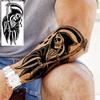 Waterproof Cross-border Snake & Dragon Skull Temporary Tattoo Stickers for Arm, European & American Design