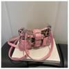 Retro American hottie hook motorcycle bag for women 2026 high-end niche design fashionable one-shoulder cross-body armpit bag