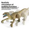 2.4G RC Rampaging Velociraptor, Realistic 4-Channel USB Rechargeable Electric Walking Infrared Dinosaur Toy Model