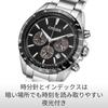 Uhr Solarbetrieben 10 ATM Wasserdicht CITIZEN COLLECTION Saphirglas Business Analog Datum Sekundenzeiger Silber Schwarz Schwarzes Zifferblatt SILBER SCHWARZ