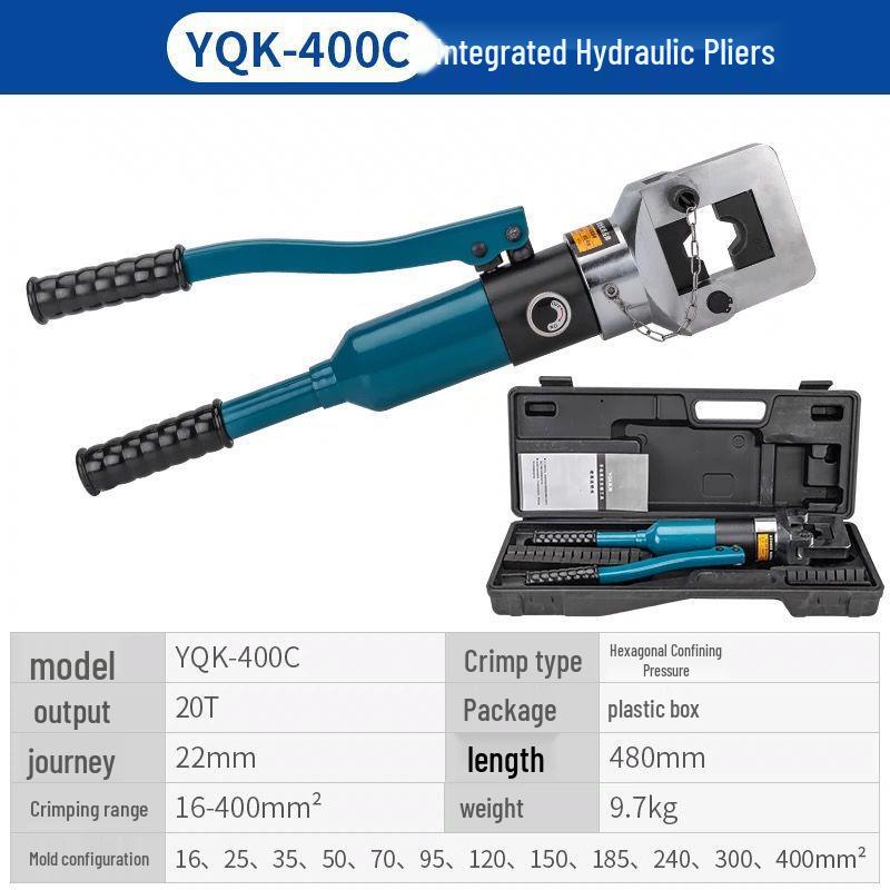 Manual Hydraulic Crimping Tool YQK Series for Copper and Aluminum Lugs