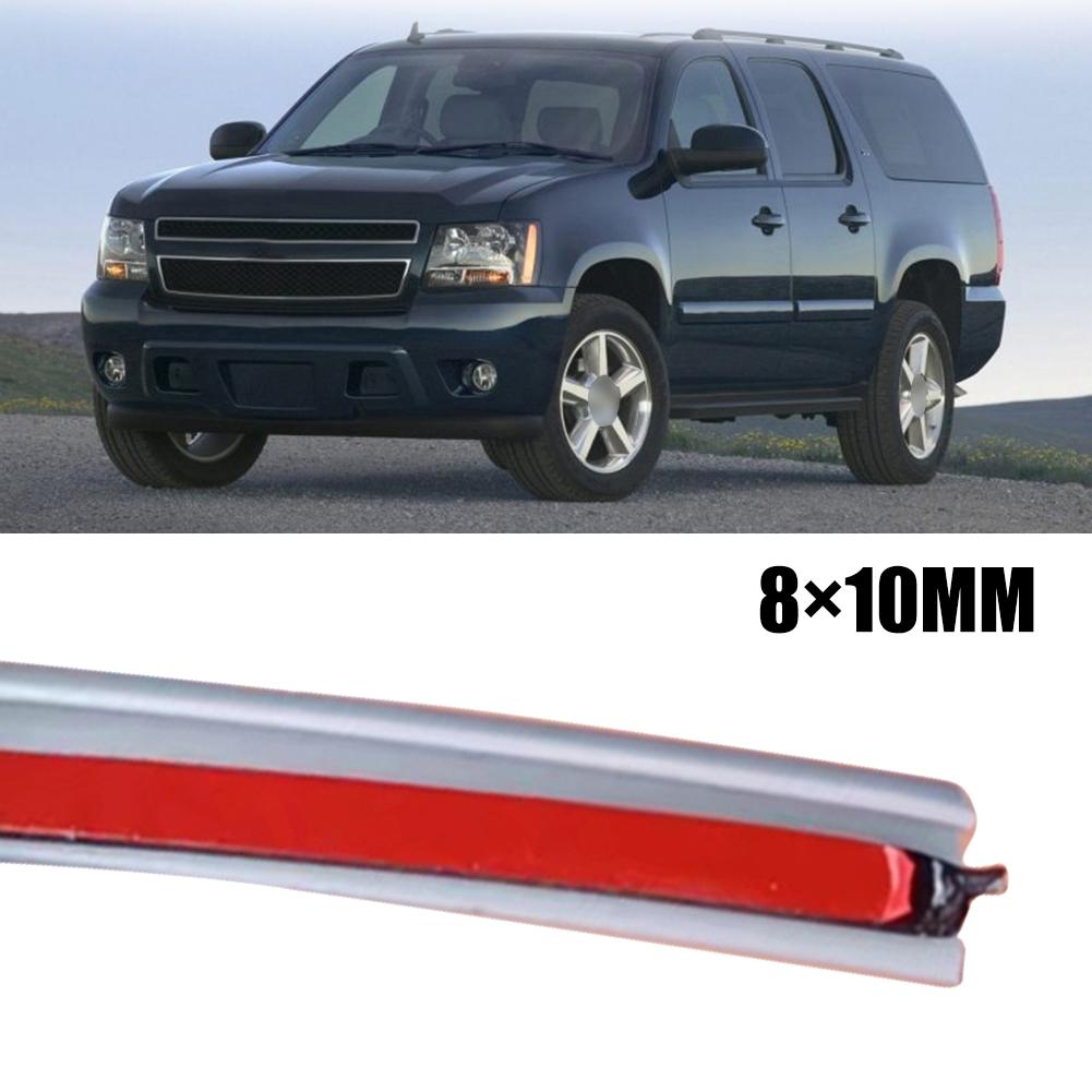 Bumper Lip Side Skirt Car Edge Trim T-Type Rubber Sealing Strip