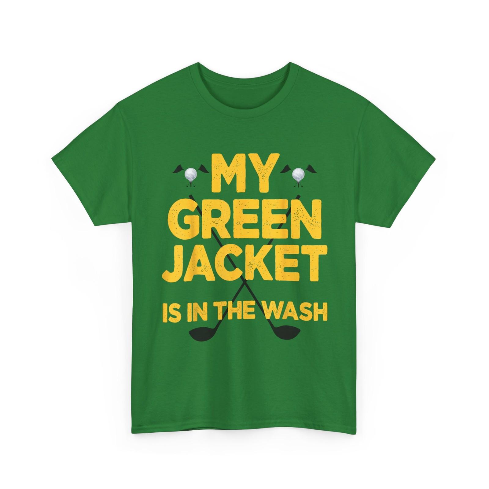 Golf Shirt, Jacket Green in the Wash Master Golfing Golfer Player T-Shirt M