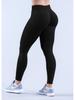 High-Waisted Seamless Breathable Nude Feel Yoga Pants for Women, Workout Leggings, Elastic Compression Fitness Tights, Black/Gray S-XXL