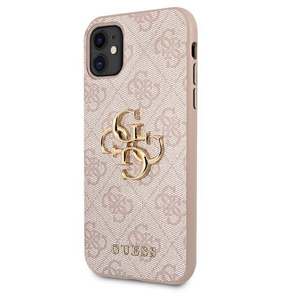 Guess Guhcn614Gmgpi Iphone 11 6,1/ Xr Różowy/Pink Hardcase 4G Big Metal Logo