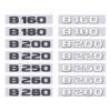 Lettere Logo Posteriore Compatibili Mercedes-Benz Classe B B180-B260