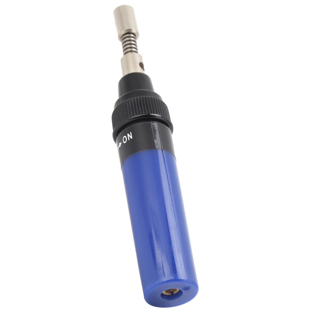 Gas Soldering Iron Pen Refillable Pure Butane Gas Solder Handheld Tool 8ML VA100Dark Blue