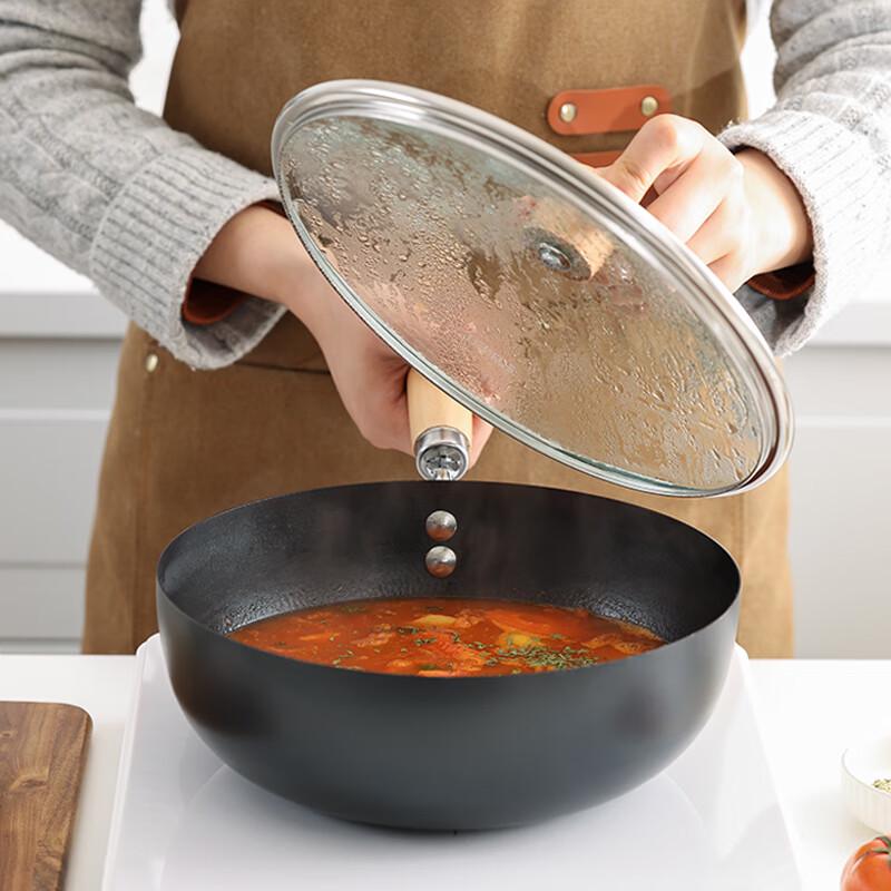 Burnell Non-Coated Frying Pan with Lid