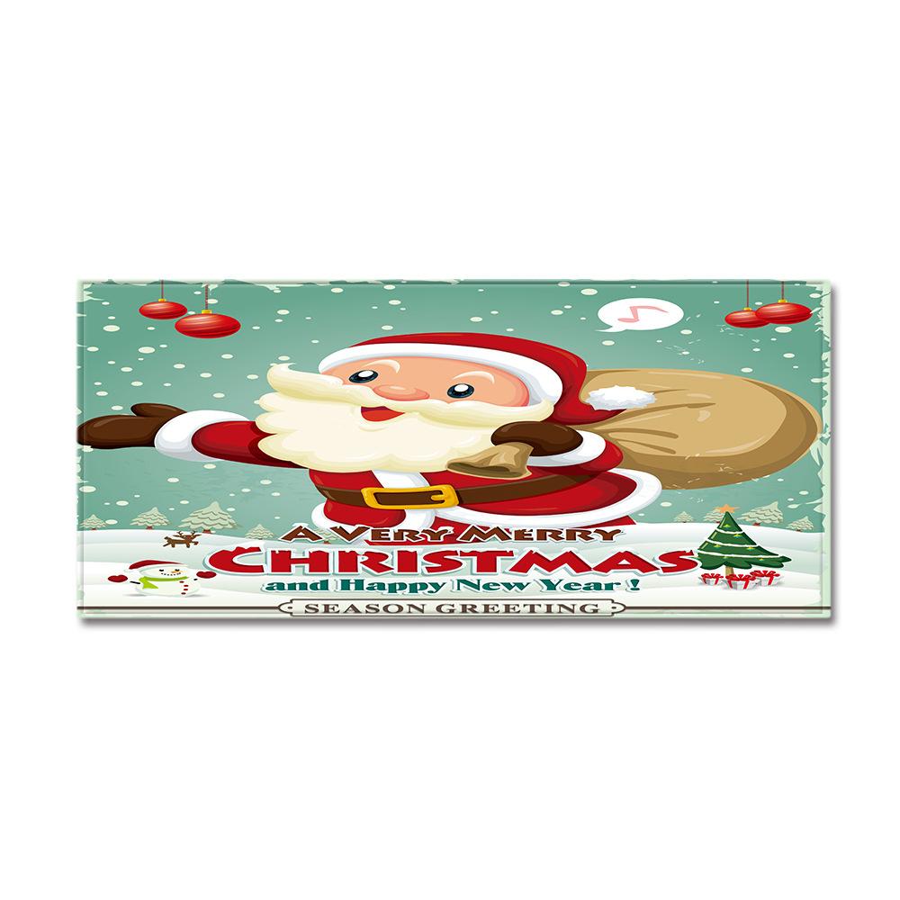 Christmas Kitchen Sand Carpet Doormat Long Floor Mat