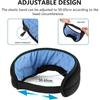 Bluetooth Eye Mask, Sleep Eye Mask with Adjustable Strap, Sleep Mask with Headphones for Side Sleepers Insomnia Travel Yoga Nap Gifts for Women Men (