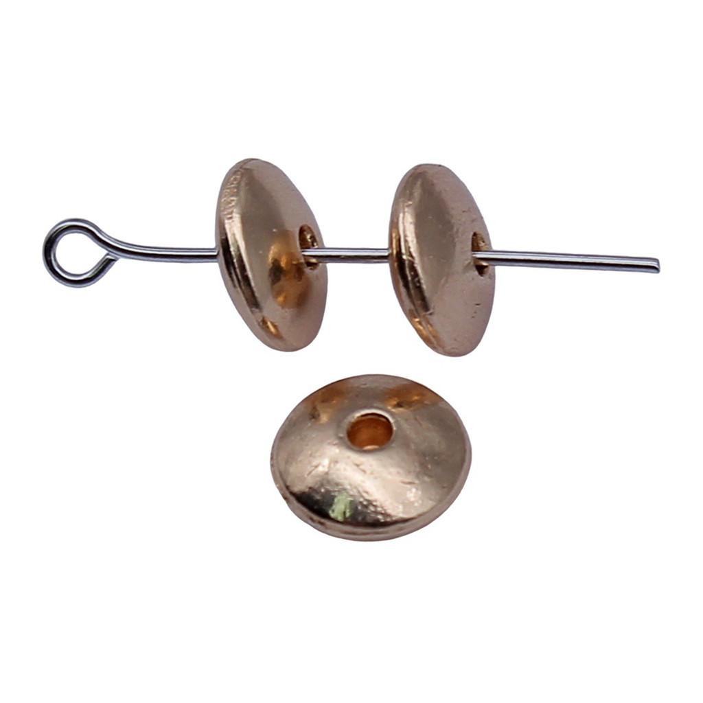 Runde Perlen mit kleinem Loch Antike Metallanhänger Abstandshalter Schmuckherstellung Zubehör