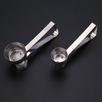 Egg Cracker Tool, 2.5cm Small Size Stainless Steel Egg Shell Cutter Tool, Egg Top Cutter for/Soft Hard Boiled Egg(M)