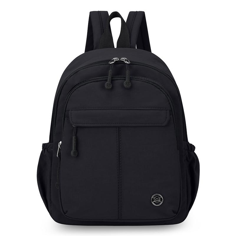 Lightweight Nylon Backpack for Women Casual Daypack Travel Shoulder Bag with Multi Pockets