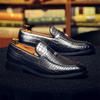 Fashion British Style Men's Loafers Commuting Massage Soles High-end Banquet Dress Shoes Men's Leather Casual Shoes Flat Comfortable