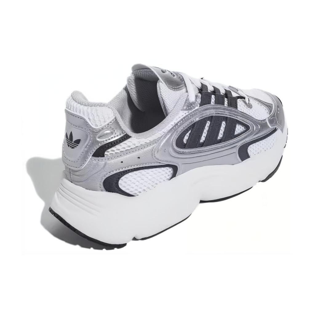adidas Originals Ozmillen Comfortable Polyester Shock Absorbing Non-Slip Wear-Resistant Low-Top Running Shoes Men Sneakers White Black IH0370