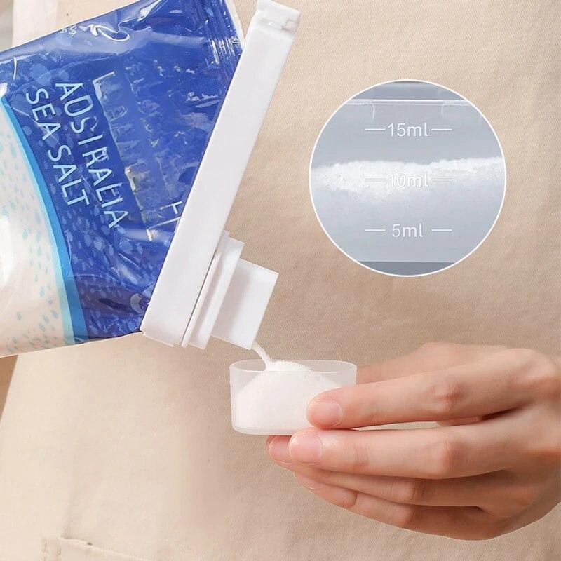 1 stück Kunststoff Multi-funktionale Abdichtung Clip mit Deckel Lebensmittel Tasche Abdichtung Clip Snack Konservierung Abdichtung Clip