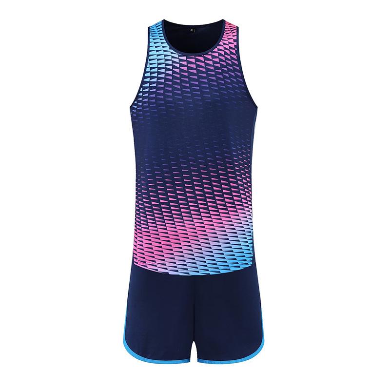 Unisex schnelltrocknende schweißableitende Leichtathletik-Teamuniform-Sets für die Schule und das Marathon-Training