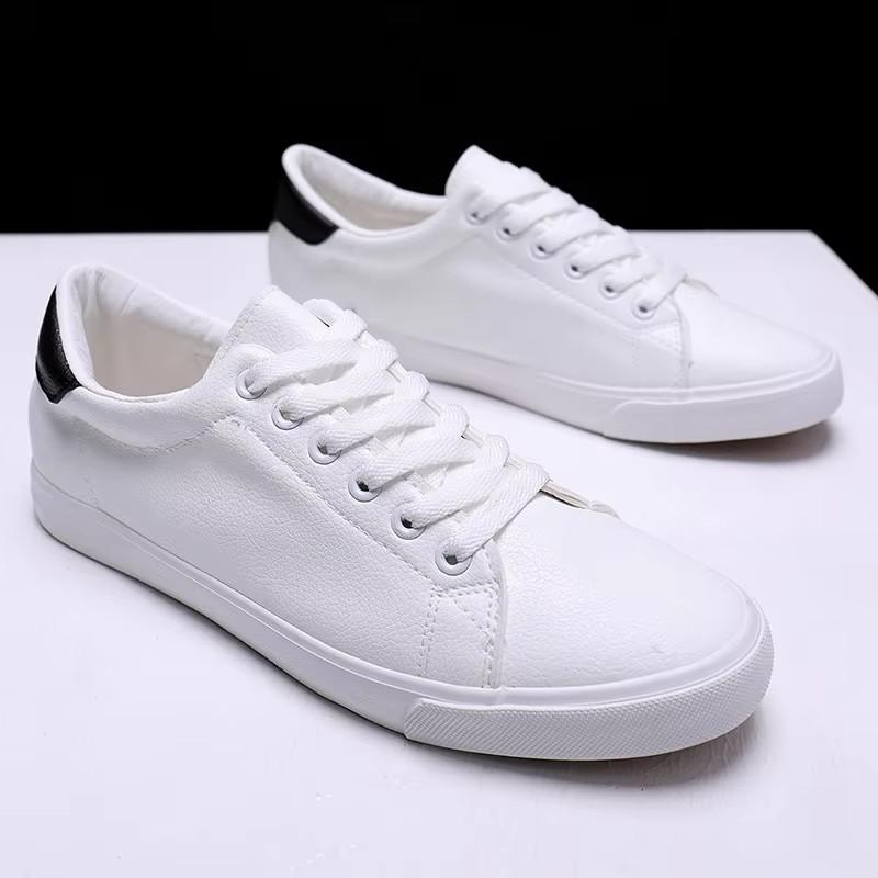 2025 Spring Summer White Shoes Street Style Mens Casual Shoes Fashion Brand Male Footwear Soft Skateboard Shoes