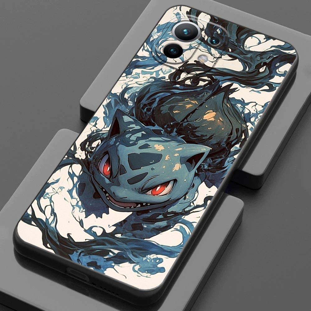 P-Pokemons Umbreons Gengars Draw For Xiaomi 15T 11T 12T 13T 14T Pro 15 Phone Case Mi POCO X7 M7 F7 Pro F5 F6 M6 X3 X6 Back Cover