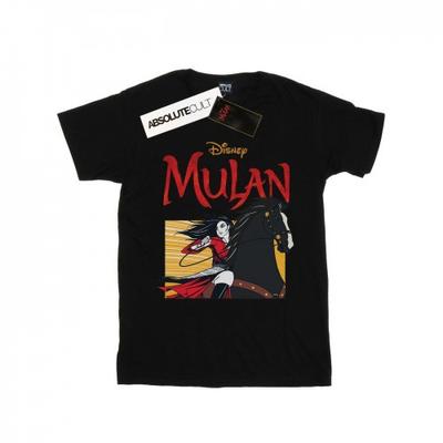 Disney Womens/Ladies Mulan Movie Horse Frame Cotton Boyfriend T-Shirt