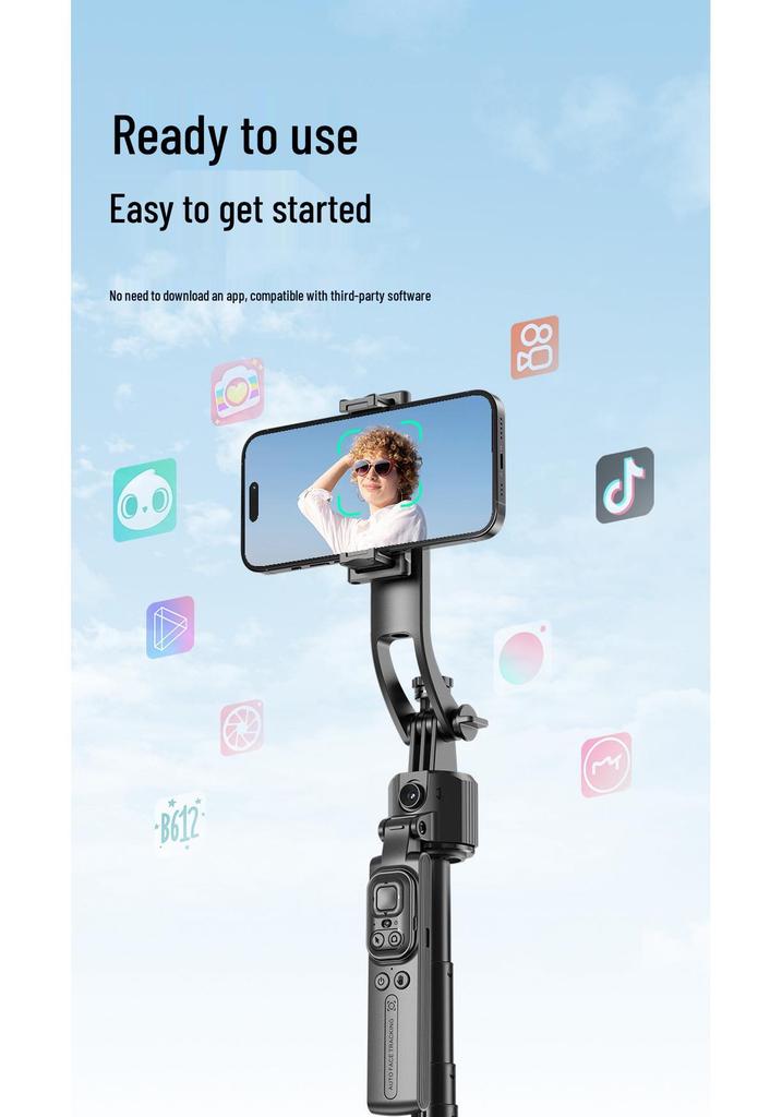 C17 Intelligenter Selfie-Stick & Stativ mit Gesichtserkennung für Live-Übertragungen