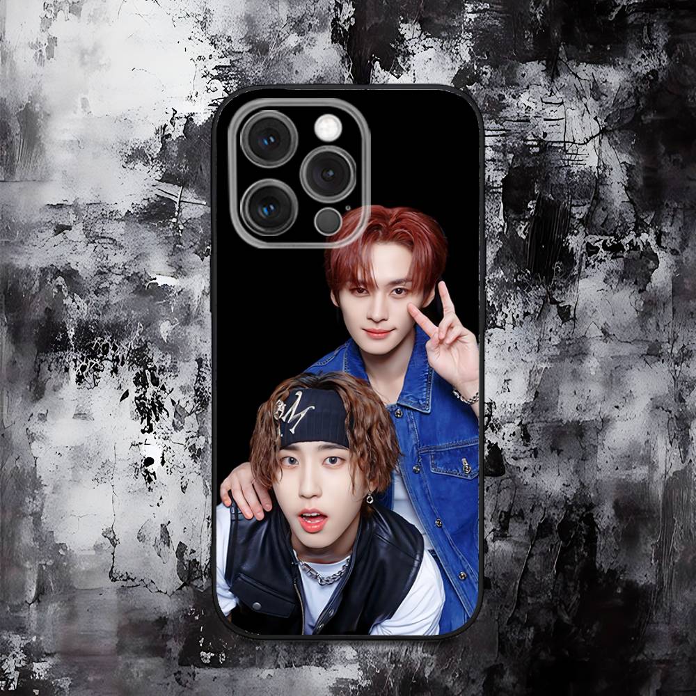 L-Lee K-Know and H-Han Phone Case For iPhone 16,15,14,13,12,11,Pro,Max,Plus,X,XS,SE,E,Mini,Soft Silicone Black Case