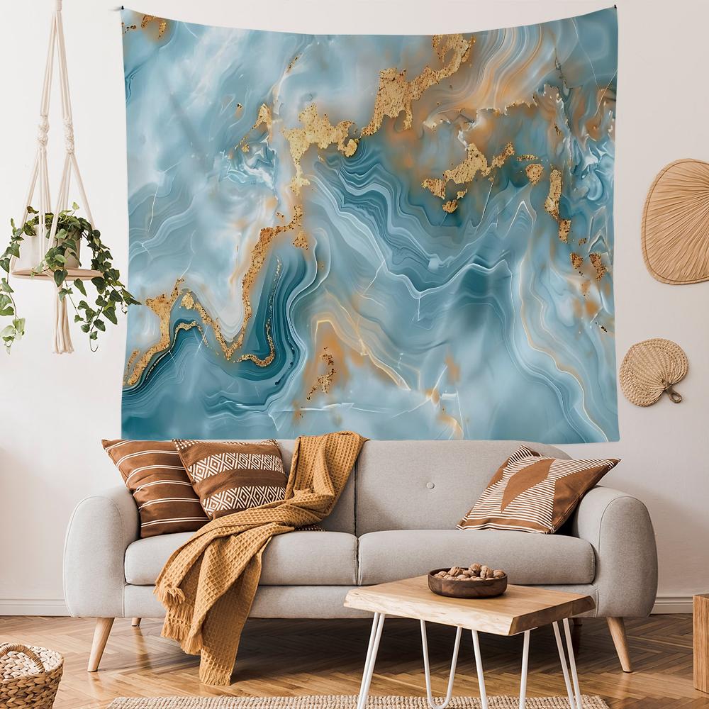INS Wind Gold Marble Fluid Pattern Tapestry Art Printing Cheap Hippie Wall Hanging Bohemian Wall TapestriesArt Home Decor