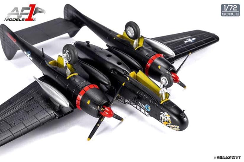 INTERALLIED Air Force 1 172 P-61B BLACK WIDOW Midnight Madness 548th Night Fighter Squadron Finished Product