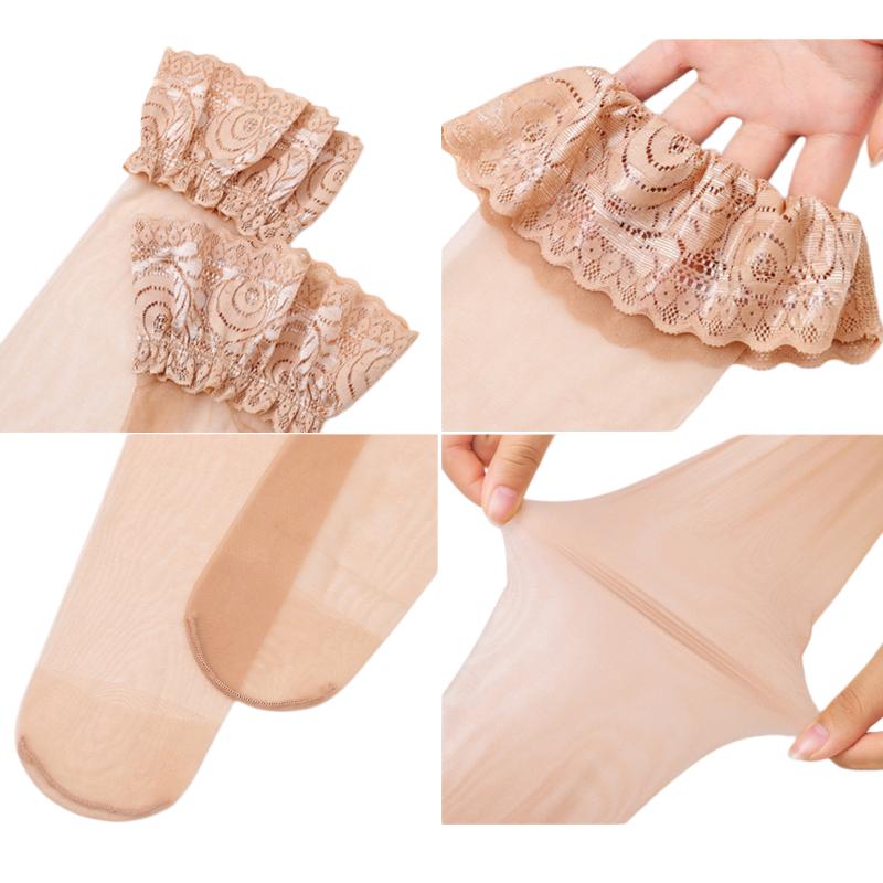 Large Plus Size Tight High Stockings for Oversize Women Fashion Sexy Over Knee Ultra Thin NEW Elastic Lace silk Black White Fishnet long Socks XXXXL