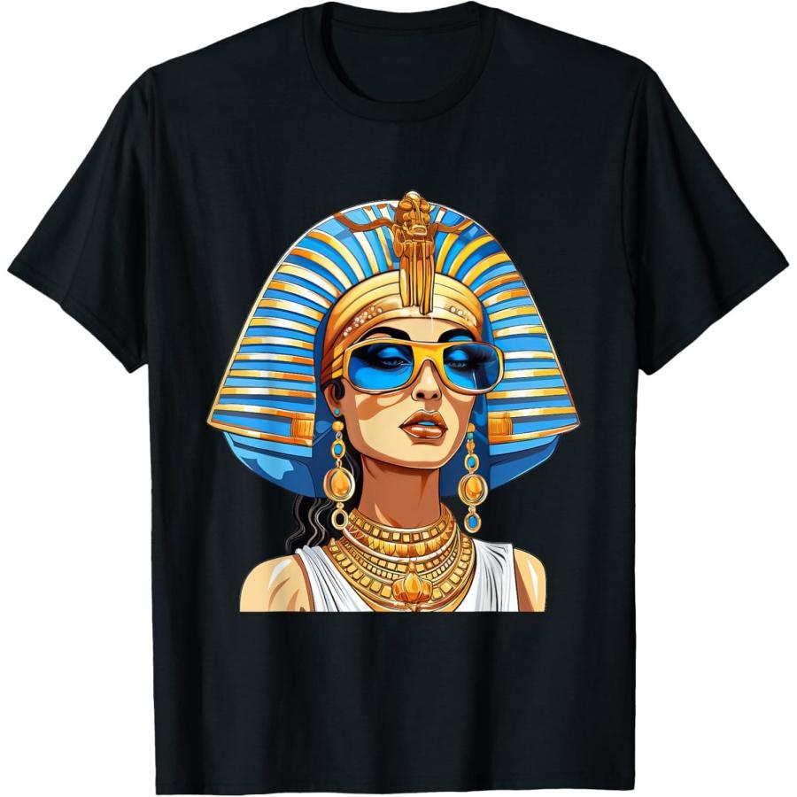 

Cleopatra With Sunglasses T-Shirt XXXXXL чорний