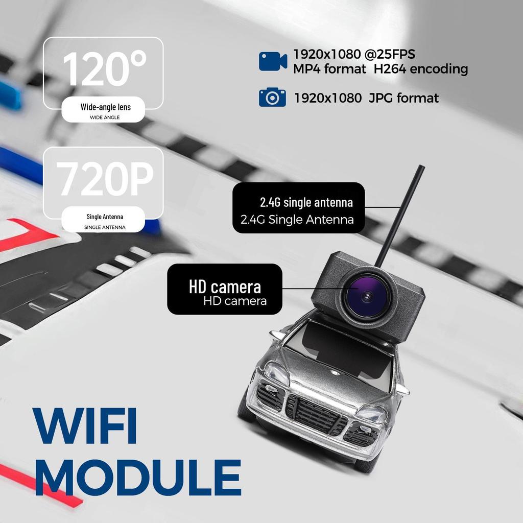Weili 6401FPV Camera Car: WiFi Controlled Mini RC Car with Mobile App Operation
