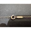 Used Rare with Sales Certificate Tiffany "Return To Tiffany Heart Tag Key Pendant Rubedo Metal" Model