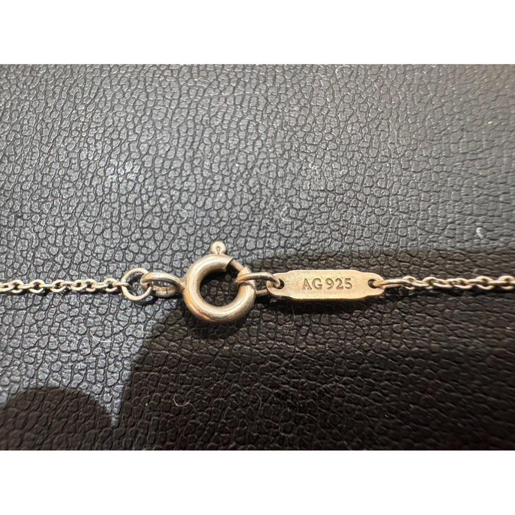 Used Rare with Sales Certificate Tiffany "Return To Tiffany Heart Tag Key Pendant Rubedo Metal" Model