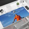 Soccer Ball Sky Large Mouse Pad Keyboard Pad Study Desk Mat Non-Slip Rubber Bottom Perfect Gift for Gamers