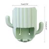 Wall Mounted Cactus Toothpaste Toothbrush  Dormitory Wall Window Decoration