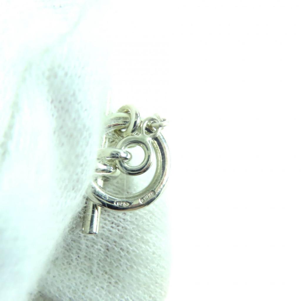 Excellent HERMES Necklace Amulet Birkin Silver 925 Women Used