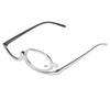 Magnifying Makeup Glasses Single Flip Up Lens Cosmetic Women Reading Glasses with Eyeglass Case +3.50
