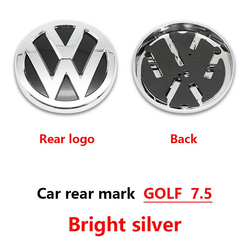hijk1 1Pc 3D ABS Car Rear Trunk Emblem Badge Logo For Volkswagen VW MK7 Golf 7 7.5 MK7.5 GTI R Rline GTD Replacement Auto Accessories