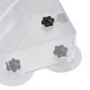 Window Bird Feeder Detachable Tray Transparent Durable Lightweight Birds Feeders with 3 Strong Suction Cups for Home 