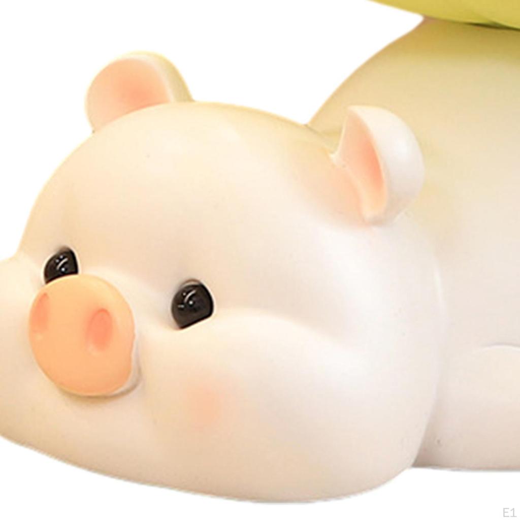 Elegant Pig Sculpture Jewelry Holder - Stylish Accessory Organizer