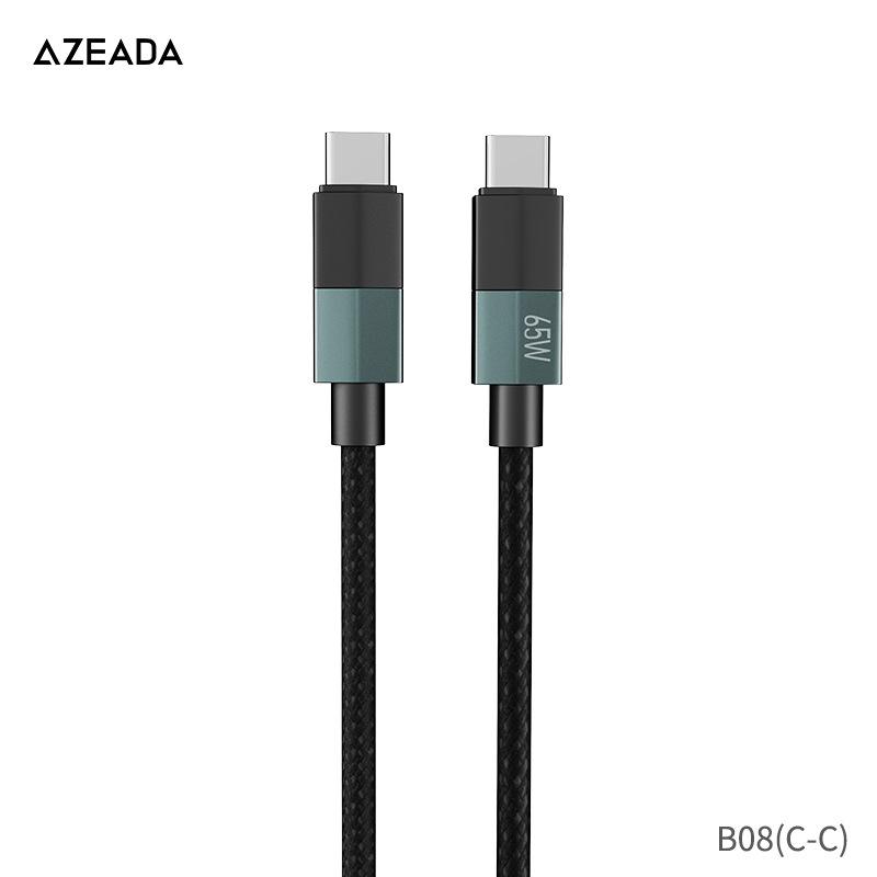 

Azeada PD66W Metal Braided 1.2m Data Cable for Apple & Android Type-C Charging