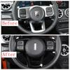 Steering Wheel Button Frame Cover Trim For Great Wall GWM WEY TANK 300  - 2025 ABS Carbon Fiber / Black Accessories Interior