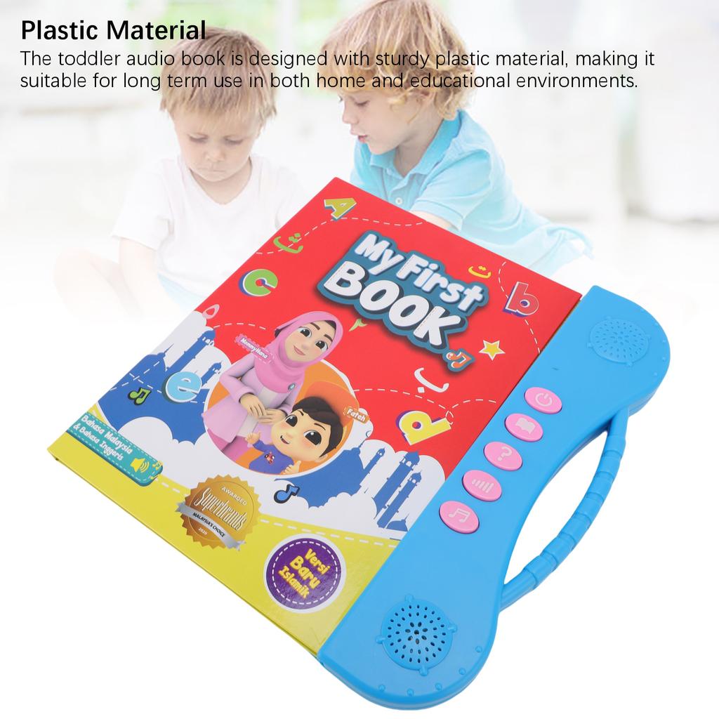 Children Electronic Book Interactive Audio Sound Book Early Learning Educational for Home and