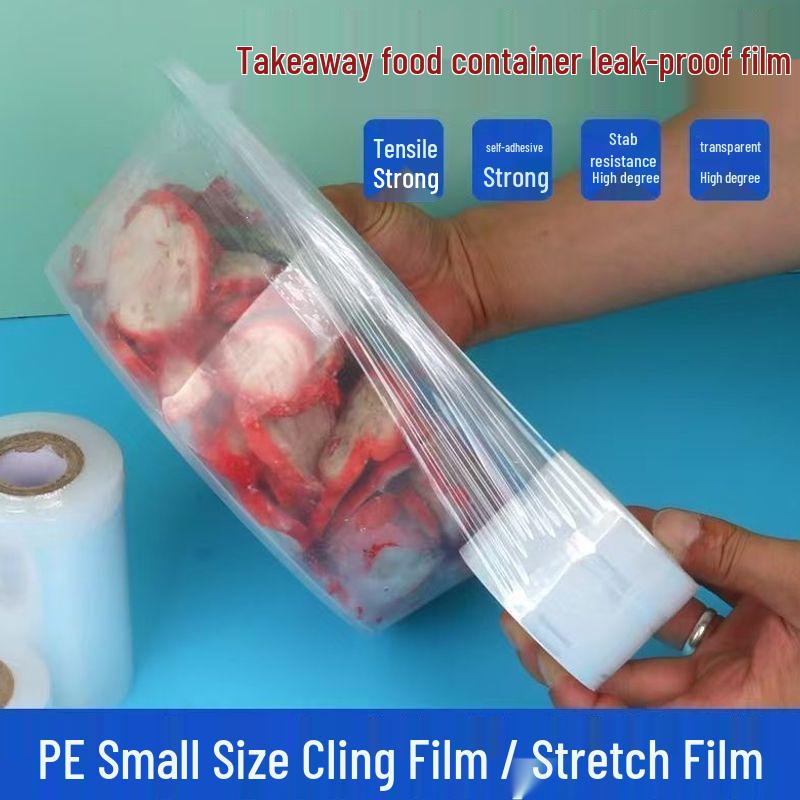 Transparent Stretch PE Wrap: Leak-Proof Food Container Sealing Film