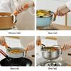 Stainless Steel Hot Bowl Gripper With Non Slip Handle Firm Grip For Kitchen Lifting Hot Dishes Bowls Pots