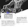70pcs Kit Nylon Acorn Nut Black Metric Size Cap Nuts Dome Head Inner Threaded Dome Nuts Protection Applications
