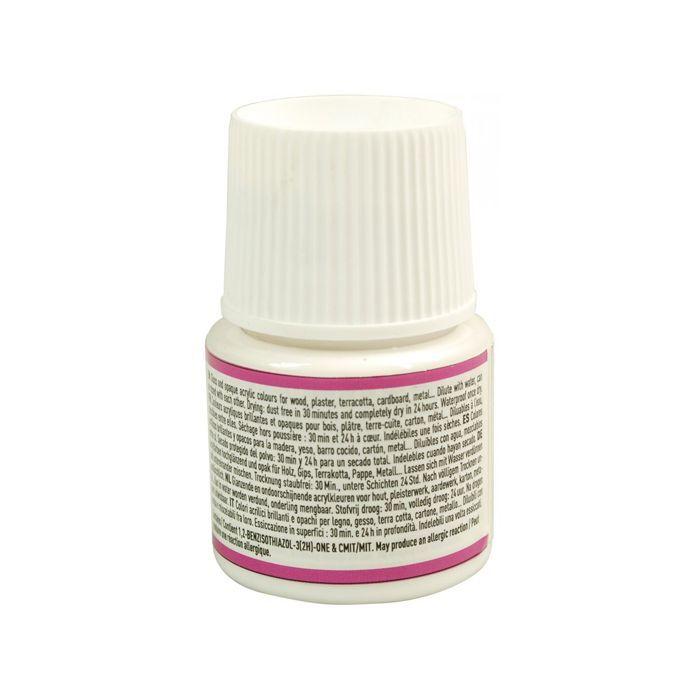 Acrylic Paint - Pébéo - P.BO Déco - Glossy White - 45ml - Water-based Opaque