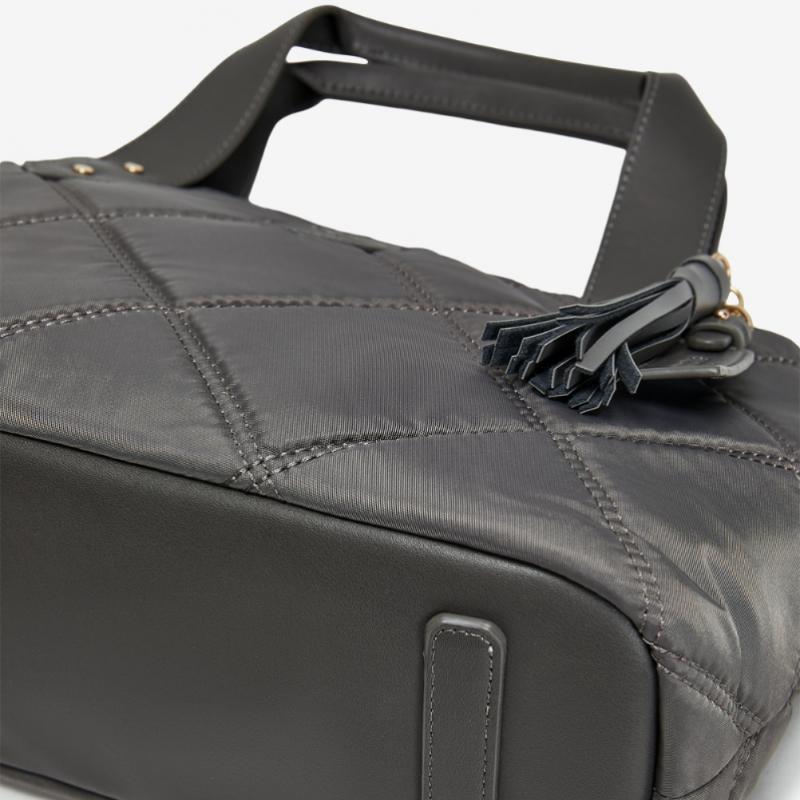 Esquire Collection Esquire Quilted Tote Bag Grey