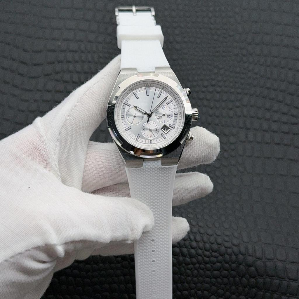 Jia Shi Jia 5500V Serie Automatische Leuchtende Herrenuhr mit Stahlarmband und Sechszeiger-Kalender