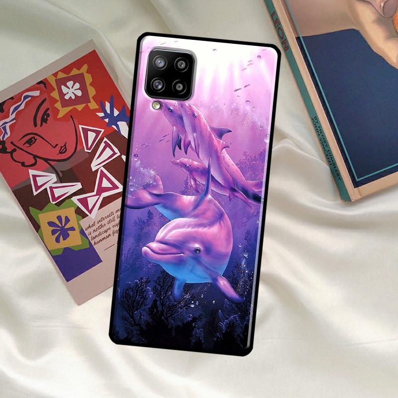 Ocean Dolphin Case For Samsung Galaxy A52 A32 A12 A33 A06 A16 A26 A36 A56 A15 A53 A13 A34 A54 A14 A35 A55